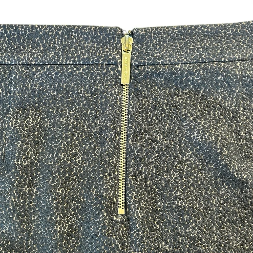 Michael Kors Pencil Skirt Women's Size L‎ Black/Camel Stretch